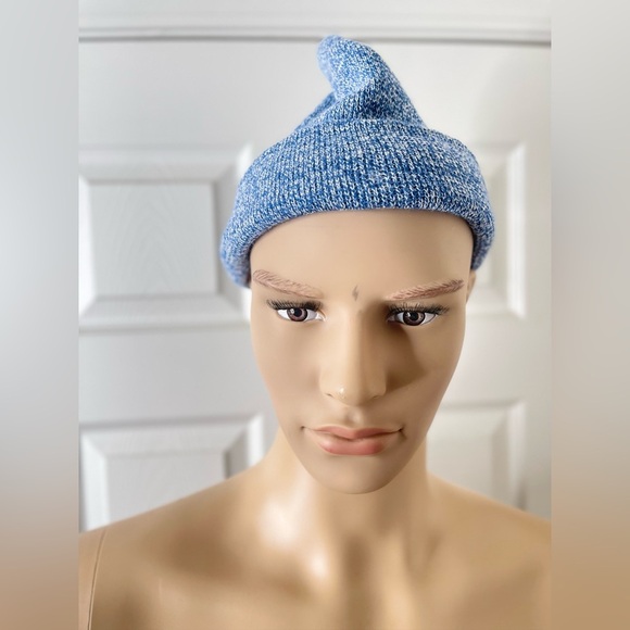 Old Navy Blue Knit Hat Textured Design - Picture 1 of 5